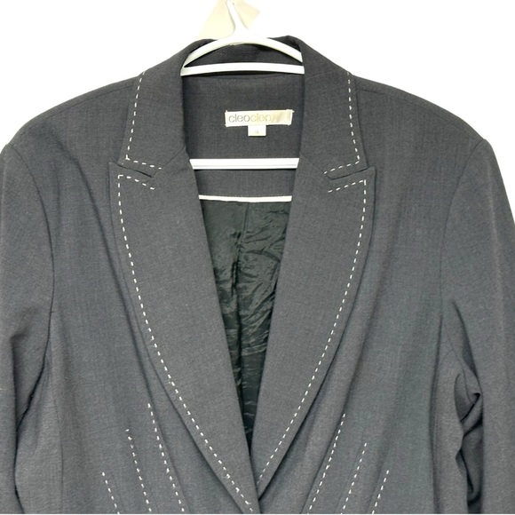 272 - CLEO JACKET DARK GREY 33% RAYON - Picture 10 of 15